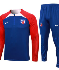 Survêtement d’entraînement de l’Atlético de Madrid bleu 2023/24