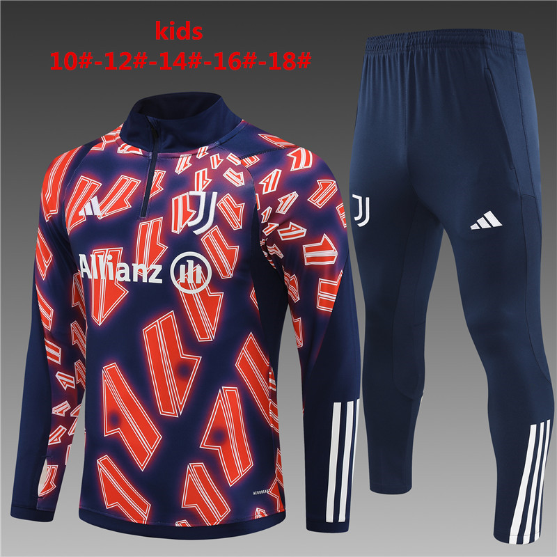Survêtement d’entraînement enfants Juventus Royal – Rouge 2023/24