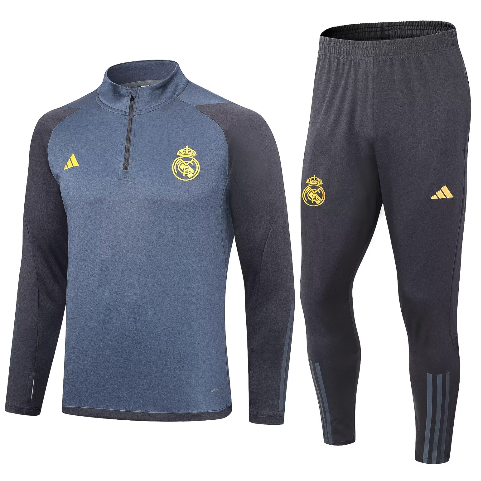Survêtement d’entraînement gris Real Madrid 2023/24