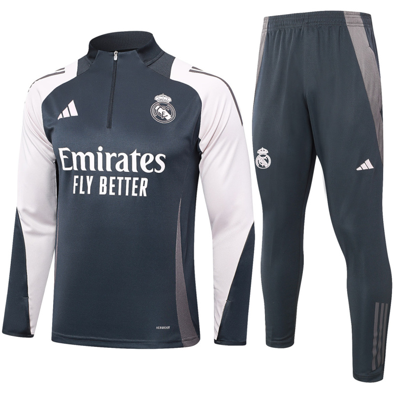 Survêtement d’entraînement gris Real Madrid 2024/25