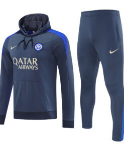 Survêtement d’entraînement Inter Milan 2024/25 : Sweat à capuche + Pantalon Royal