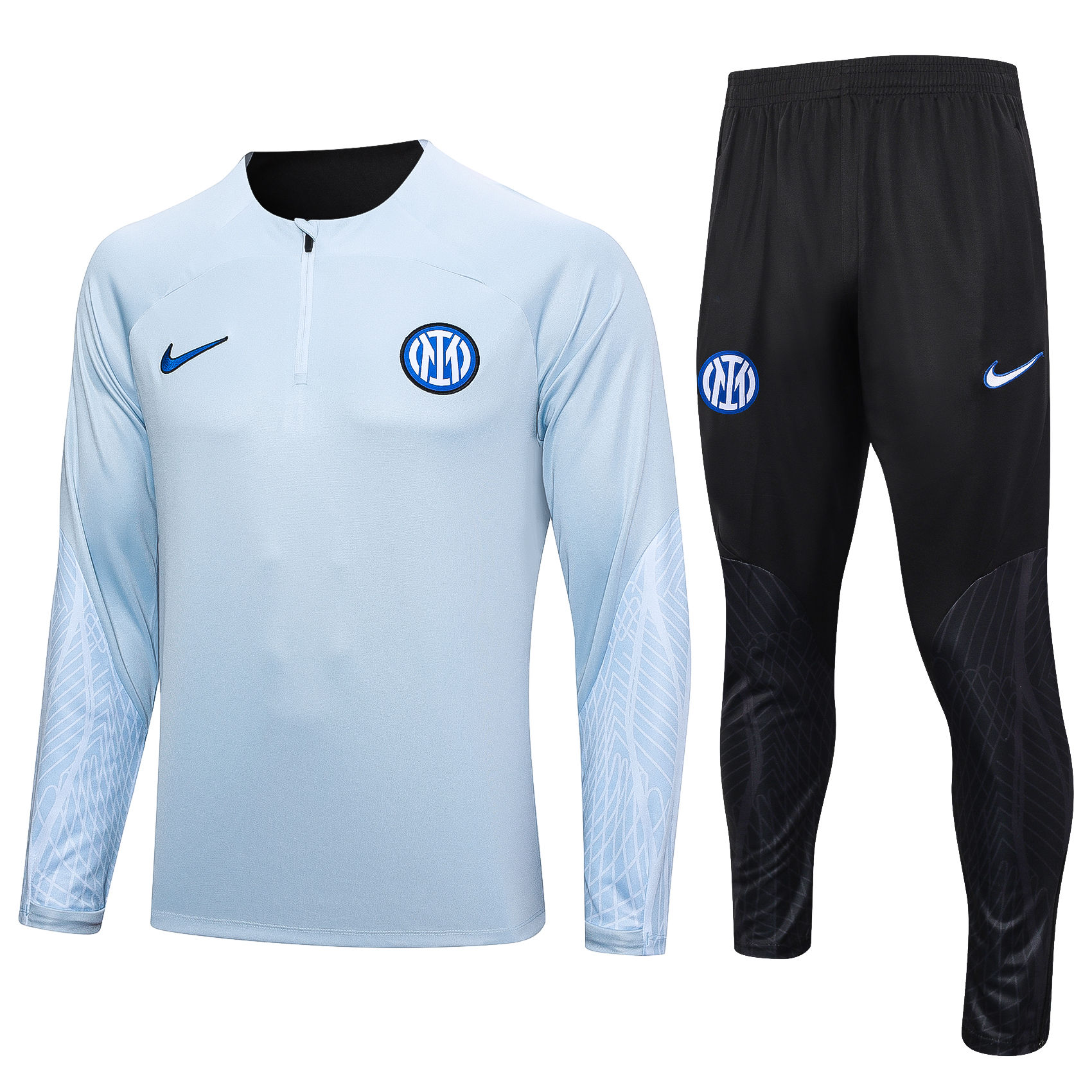 Survêtement d’entraînement Inter Milan gris clair 2023/24