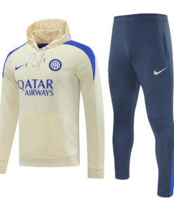 Survêtement d’entraînement Inter Milan : Sweat à capuche + Pantalon Jaune 2024/25