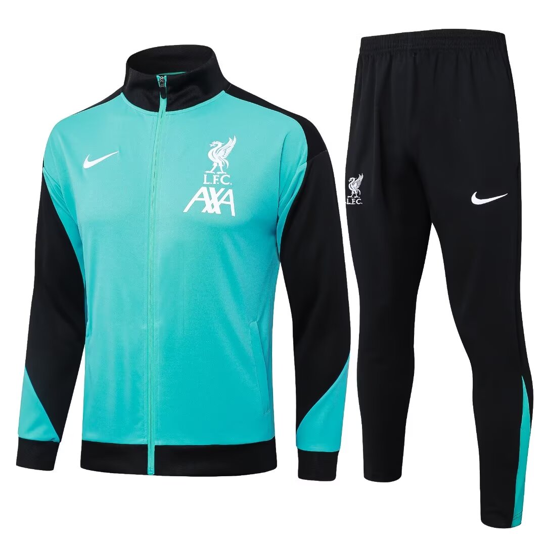 Survêtement d’entraînement Liverpool Veste + Pantalon Bleu Lac 2024/25