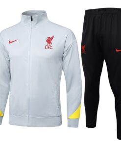 Survêtement d’entraînement Liverpool Veste + Pantalon Gris Clair Lac 2024/25