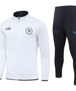 Survêtement d’entraînement Napoli Veste + Pantalon Blanc 2023/24