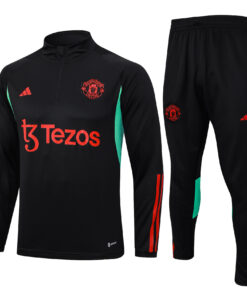 Survêtement d’entraînement noir Manchester United 2023/24