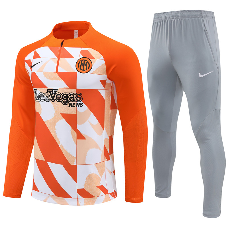 Survêtement d’entraînement orange de l’Inter Milan 2023/24