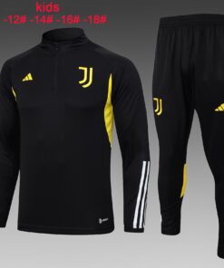 Survêtement d’entraînement pour enfants Juventus Noir 2023/24