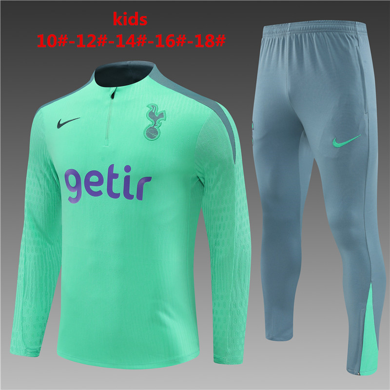 Survêtement d’entraînement pour enfants Tottenham Hotspur Vert 2024/25