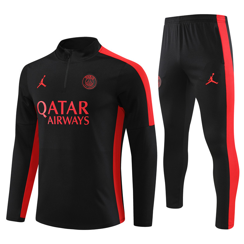 Survêtement d’entraînement PSG x Jordan Noir 2023/24