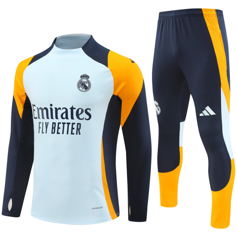 Survêtement d’entraînement Real Madrid bleu clair 2024/25