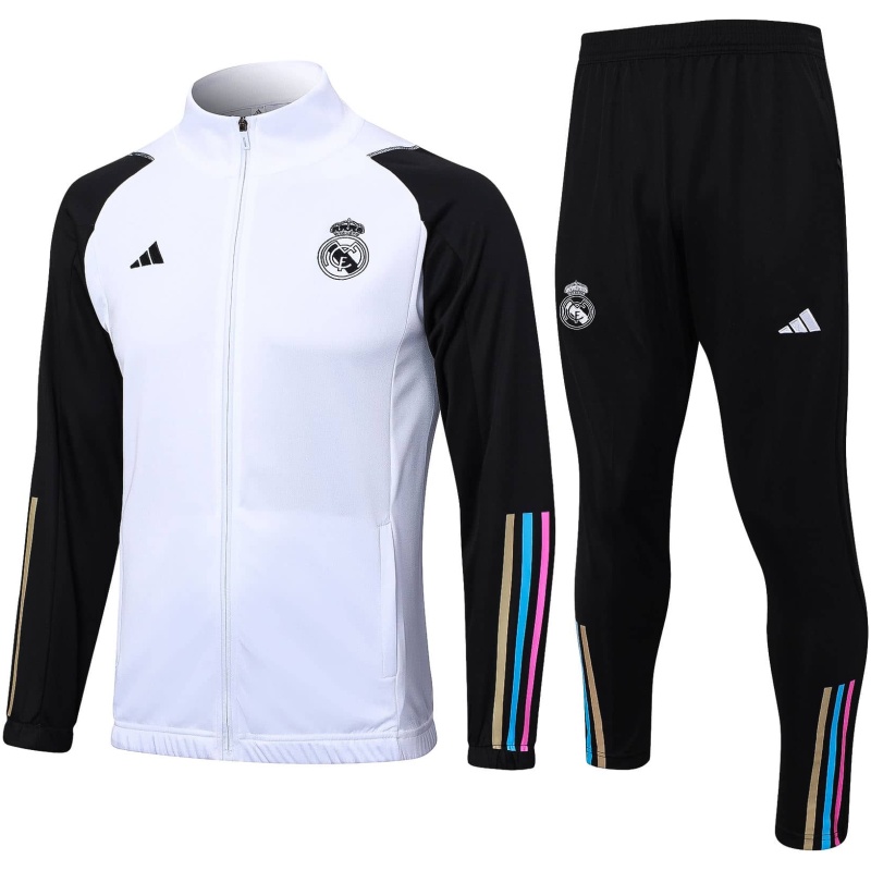 Survêtement d’Entraînement Real Madrid Veste + Pantalon Blanc 2023/24