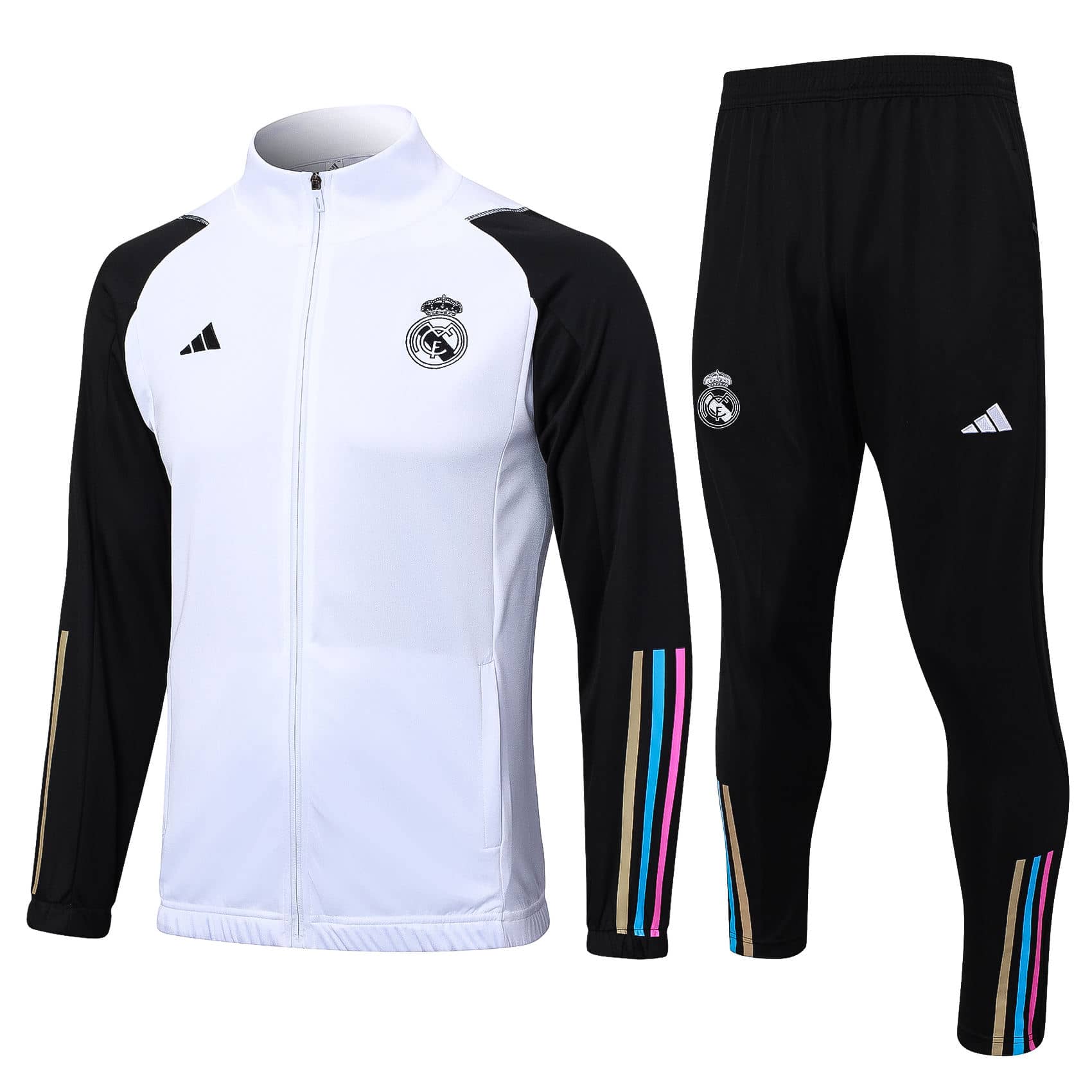 Survêtement d’Entraînement Real Madrid Veste + Pantalon Blanc 2023/24