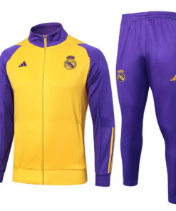 Survêtement d’entraînement Real Madrid Veste + Pantalon Jaune 2023/24