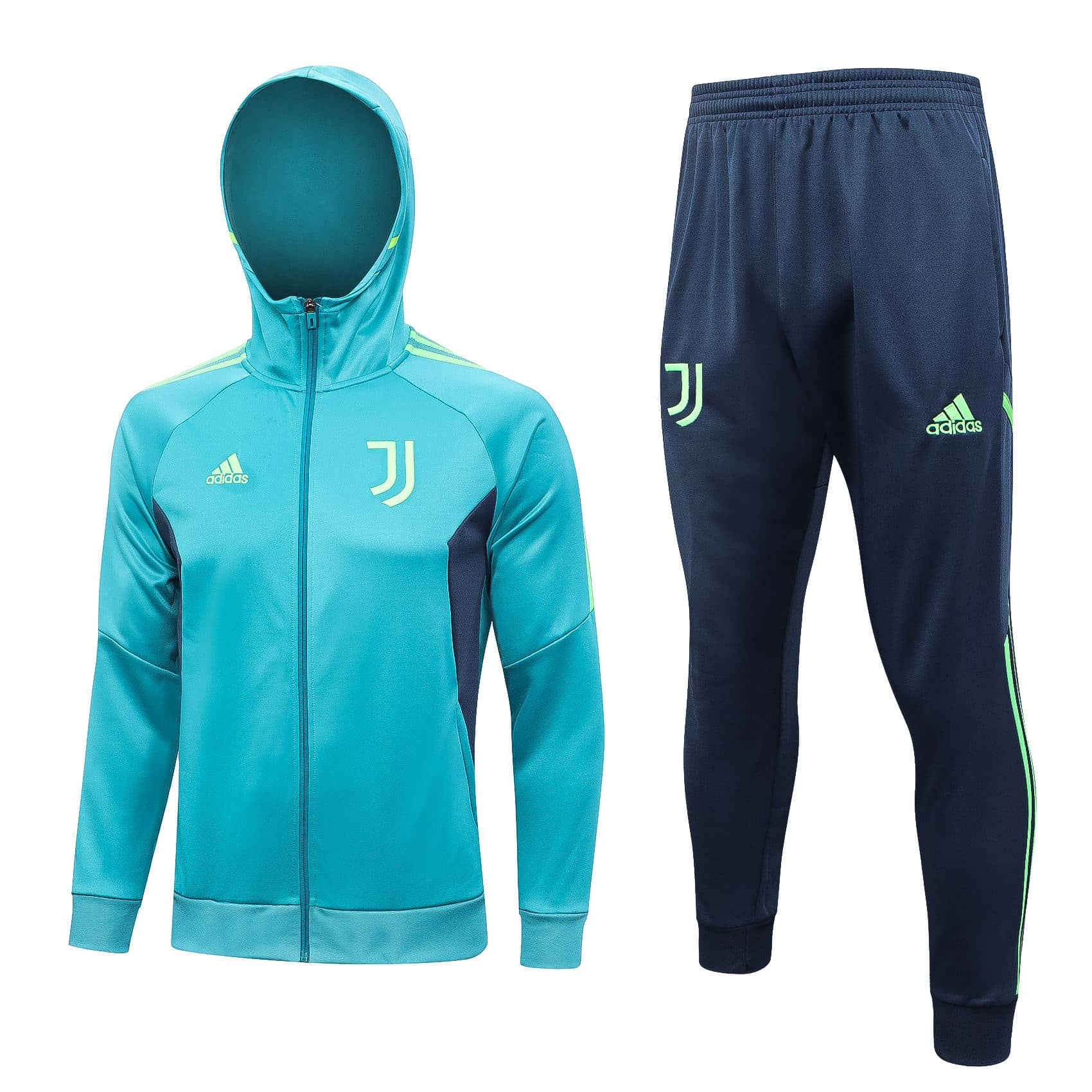 Survêtement de Training Juventus Veste à Capuche + Pantalon Vert 2023/24