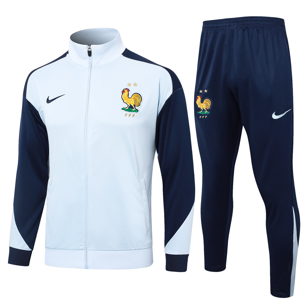 Survêtement France Veste + Pantalon Bleu Clair 2024