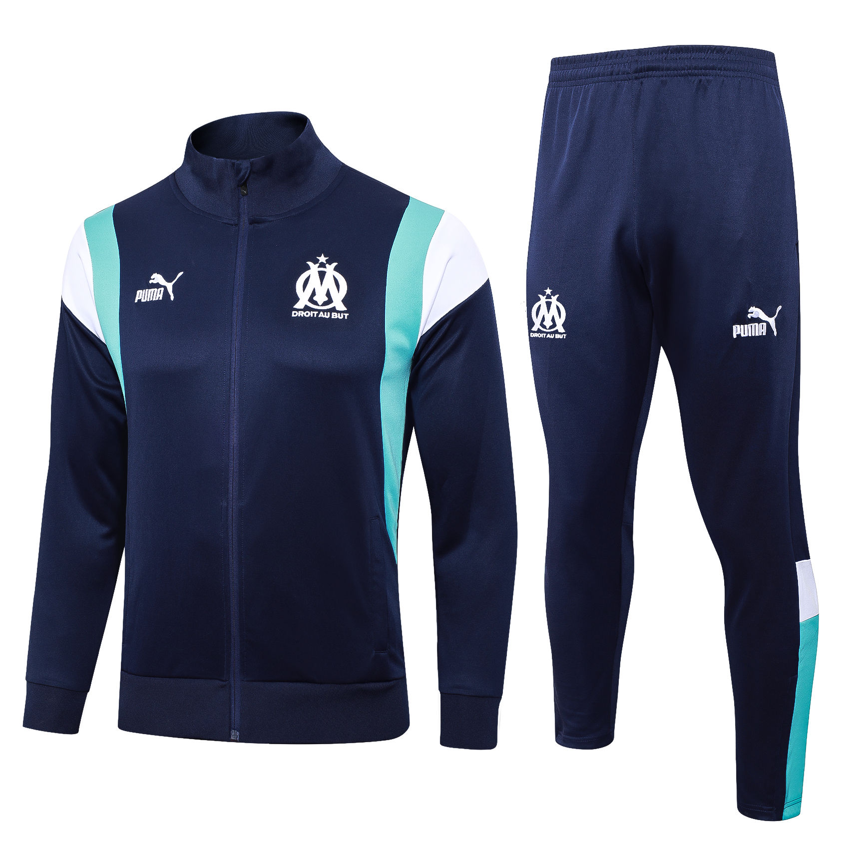 Survêtement Olympique de Marseille Veste + Pantalon Entraînement Royal 2023/24
