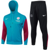 Survêtement PSG Veste à Capuche + Pantalon Entraînement Bleu-Vert 2024/25