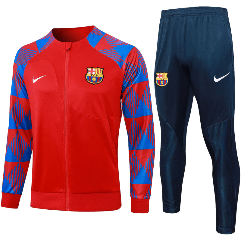 Survêtement Veste + Pantalon Barcelone Rouge 2023/24