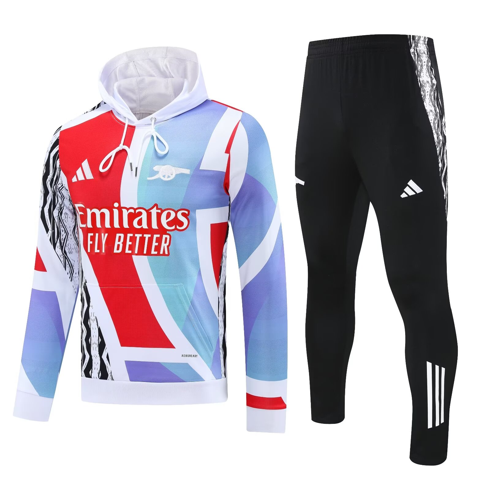 Sweat à Capuche Arsenal + Pantalon Ensemble d’Entraînement Tri-Color 2024/25