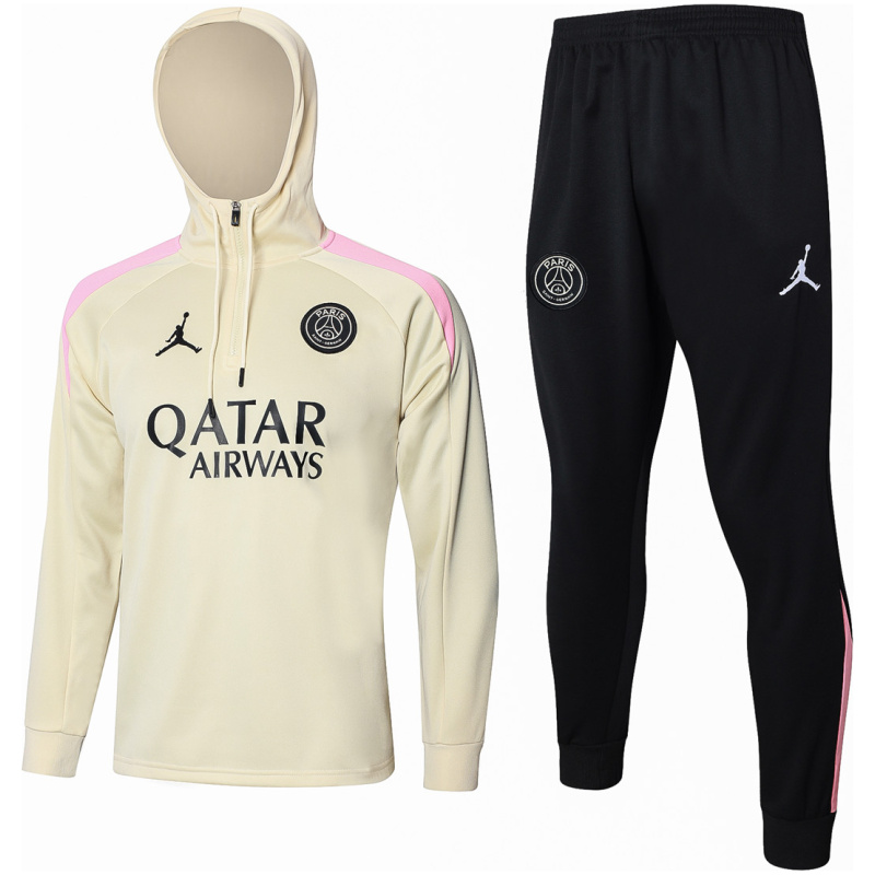 Sweat à capuche et pantalon de survêtement PSG x Jordan Abricot 2024/25