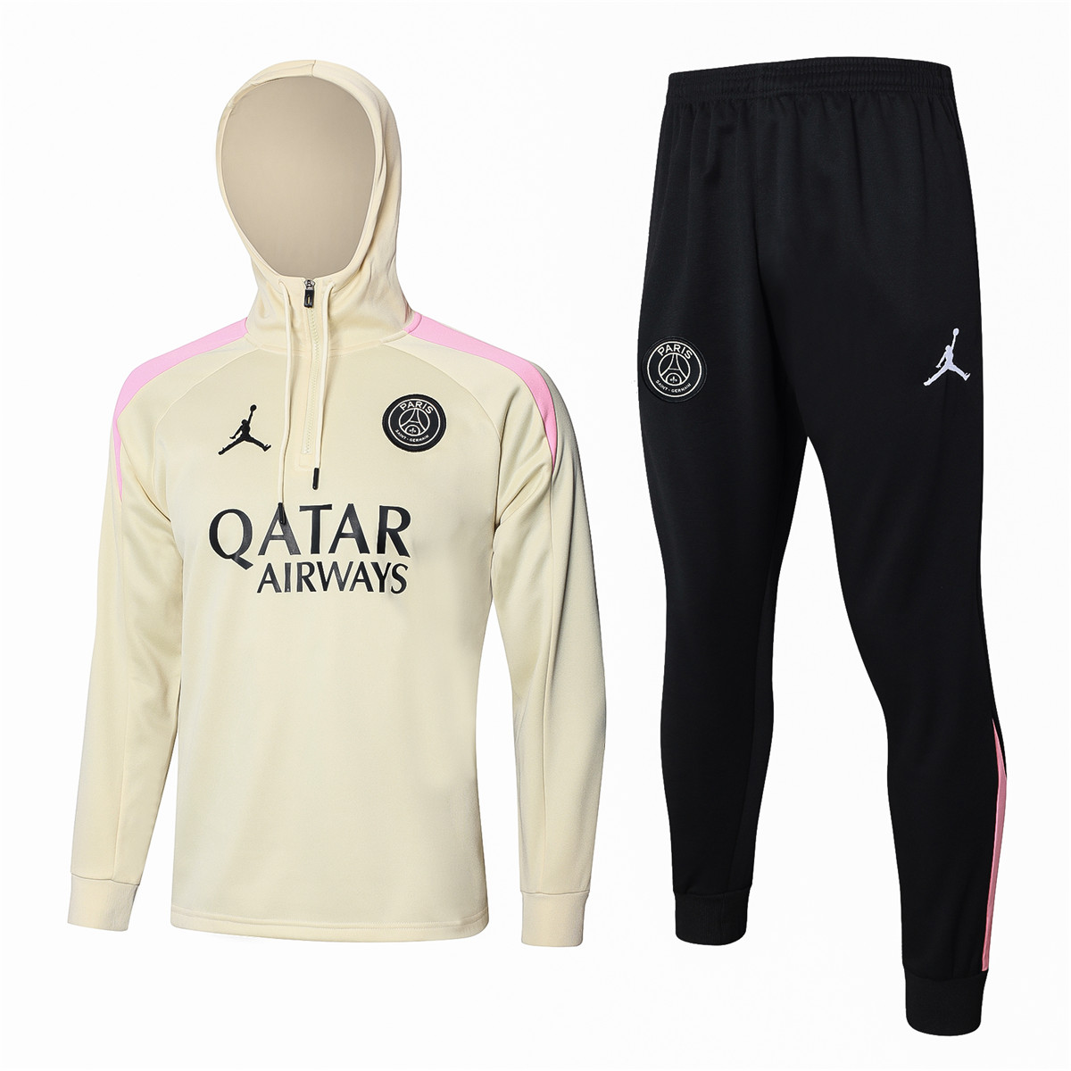 Sweat à capuche et pantalon de survêtement PSG x Jordan Abricot 2024/25