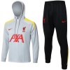 Sweat à capuche Liverpool + Pantalon de survêtement gris clair 2024/25
