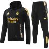 Sweat à capuche + Pantalon d’entraînement Real Madrid Noir II 2024/25