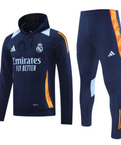 Sweat à capuche + Pantalon d’entraînement Royal Real Madrid 2024/25