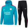Sweat à Capuche PSG + Pantalon Ensemble d’Entraînement Cyan 2024