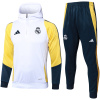 Sweat à capuche Real Madrid + Pantalon Ensemble d’entraînement Blanc 2024/25