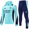 Sweat-shirt à capuche Arsenal + Pantalon Ensemble d'entraînement Bleu clair 2024/25