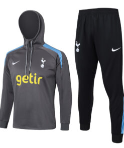 Sweat-shirt à capuche et pantalon de survêtement Tottenham Hotspur Gris Foncé 2024/25