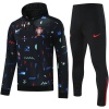 Sweatshirt à capuche Portugal + Survêtement Pantalon Noir II 2025
