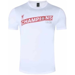 T-shirt blanche Liverpool Champion de la Premier League 1920