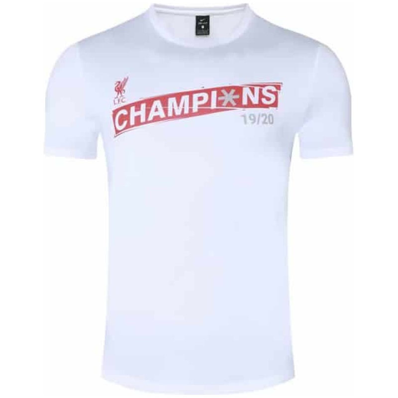 T-shirt blanche Liverpool Champion de la Premier League 1920