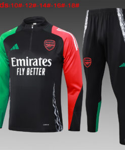 Tenue d’Entraînement Arsenal Enfants Noire 2024/25