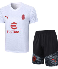 Tenue d’entraînement courte AC Milan blanche 2023/24