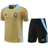 Tenue d'entraînement courte Argentine or 2024