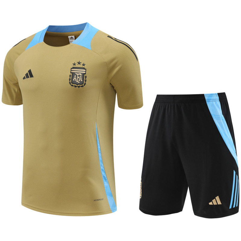 Tenue d’entraînement courte Argentine or 2024