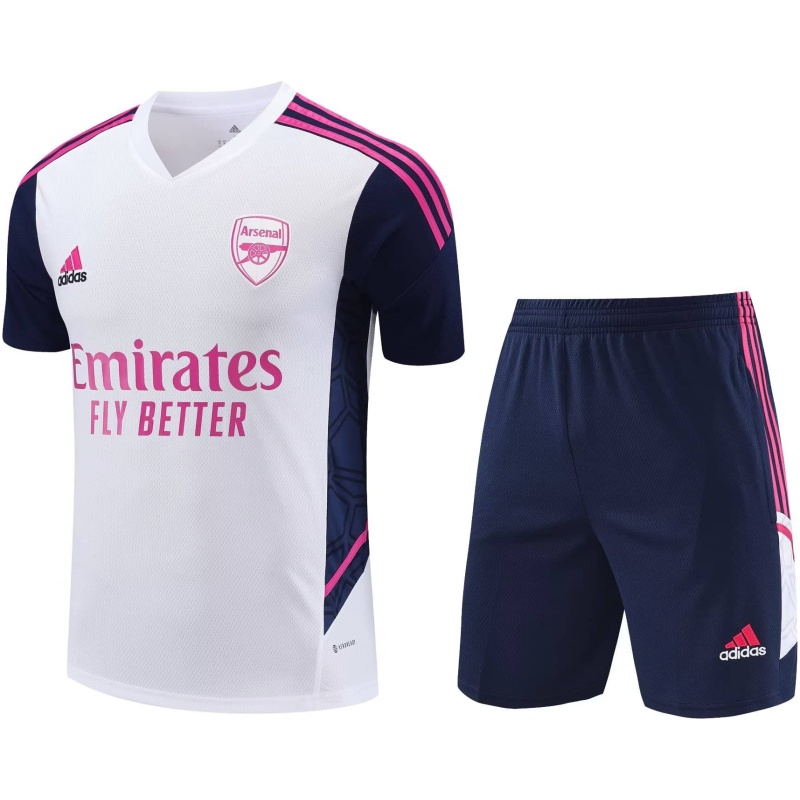 Tenue d’entraînement courte Arsenal blanche 2023/24