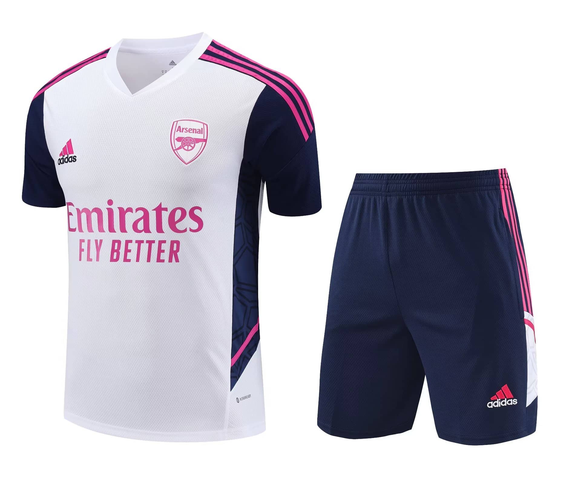 Tenue d’entraînement courte Arsenal blanche 2023/24