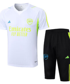 Tenue d’entraînement courte Arsenal blanche 2023/24