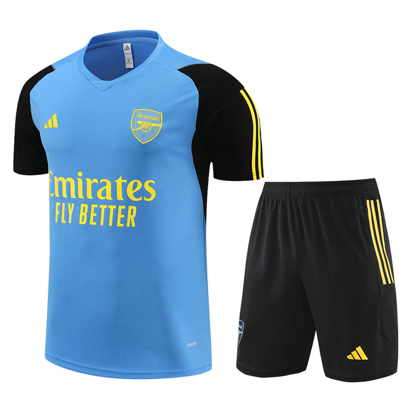 Tenue d’entraînement courte Arsenal bleue 2023/24