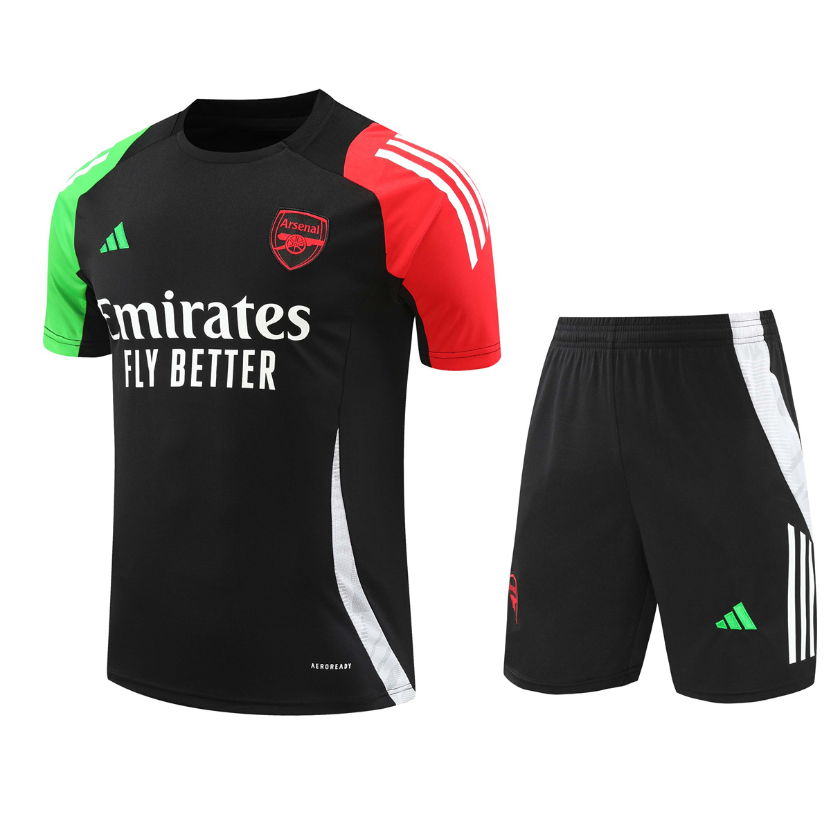 Tenue d’entraînement courte Arsenal noire 2024/25