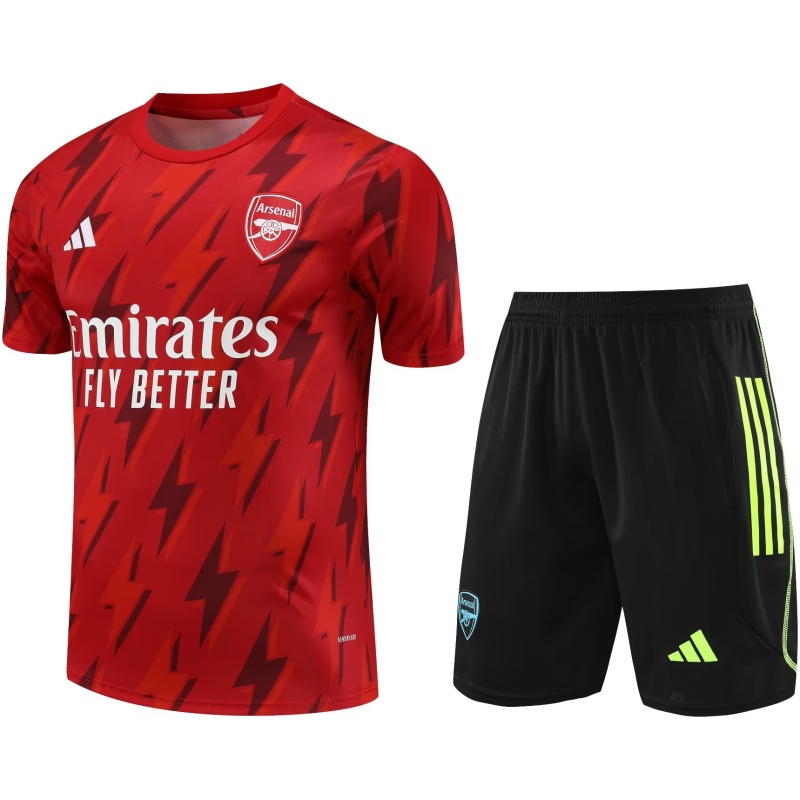 Tenue d’entraînement courte Arsenal Rouge 2023/24