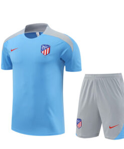 Tenue d’entraînement courte Atletico Madrid bleu clair 2024/25