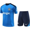 Tenue d'entraînement courte Chelsea bleue 2024/25