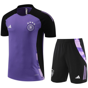 Tenue d'entraînement courte d'Allemagne violette 2024